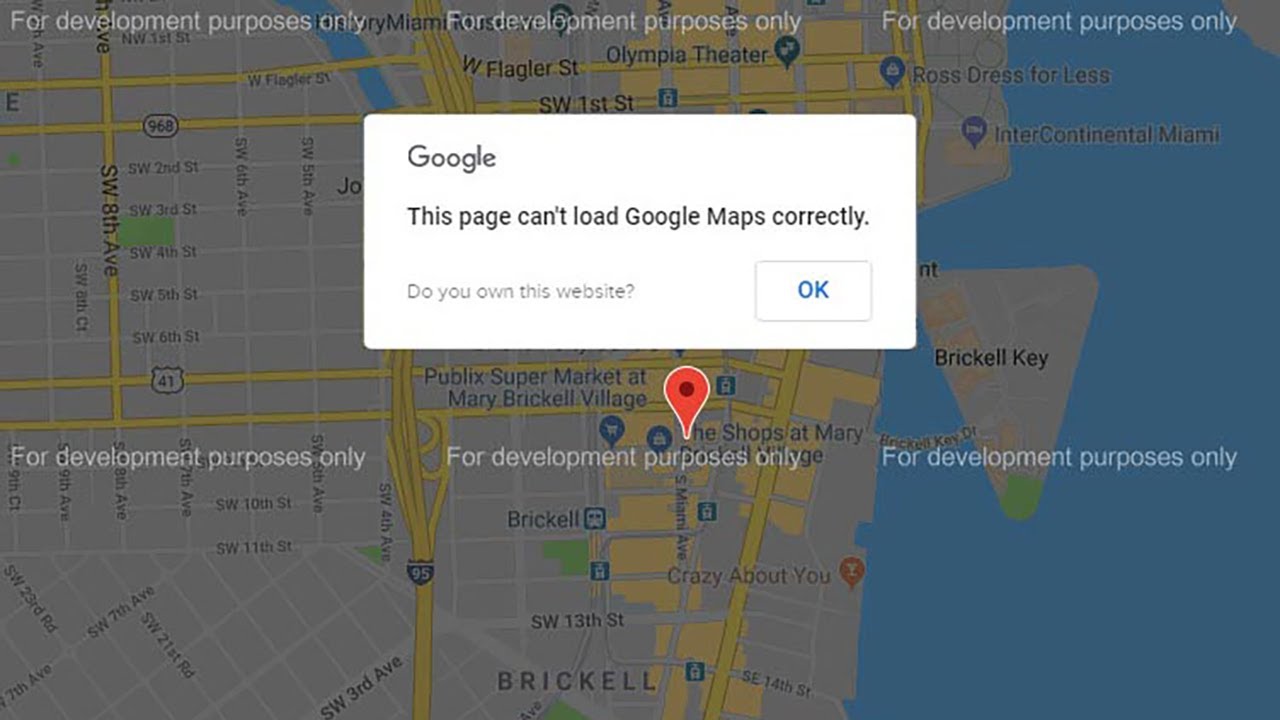  website gặp lỗi “Trang này không thể tải Google Maps đúng cách”?