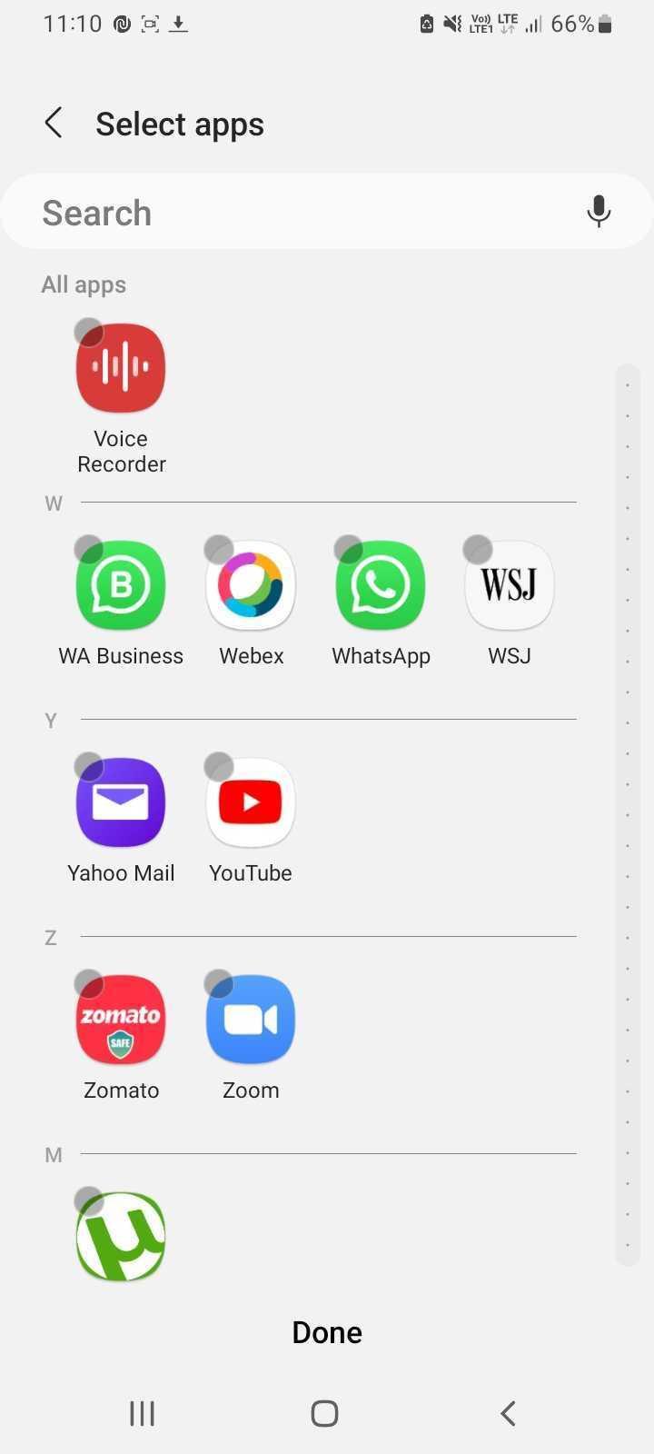 How to hide apps on Samsung devices- Select the apps you want to hide