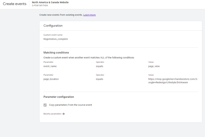 create a report in Google analtyics 4