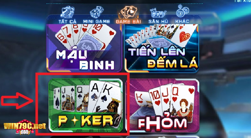 Có hai dạng game bài Poker tại sân chơi cá cược uy tín