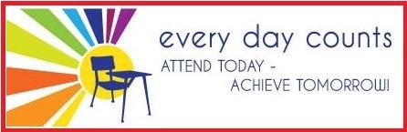 every day counts attend today-achieve tomorrow!