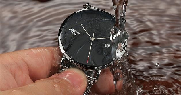 Kiểm tra, Chống nước đồng hồ