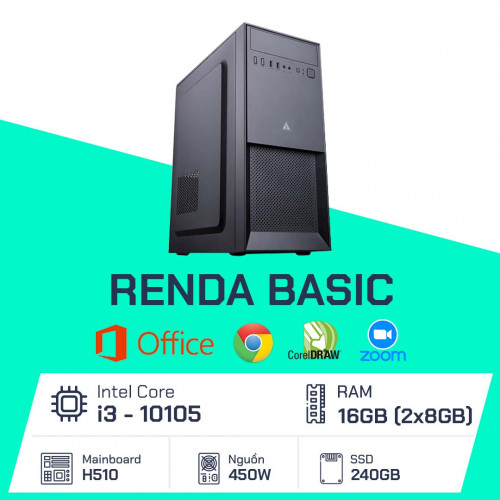 PC Đồ Họa - Renda Basic - i3-10105