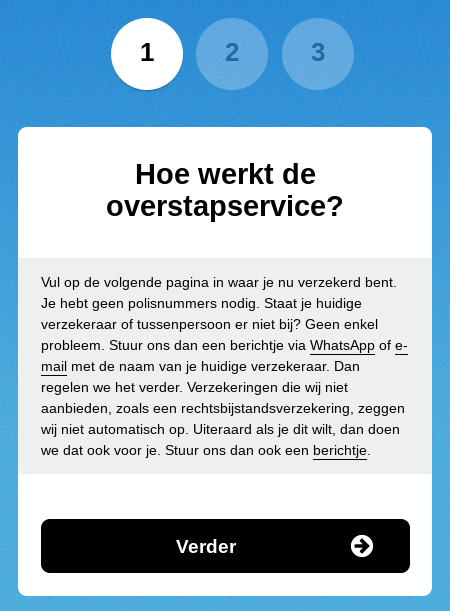 Overstapservice Deck verzekeringen