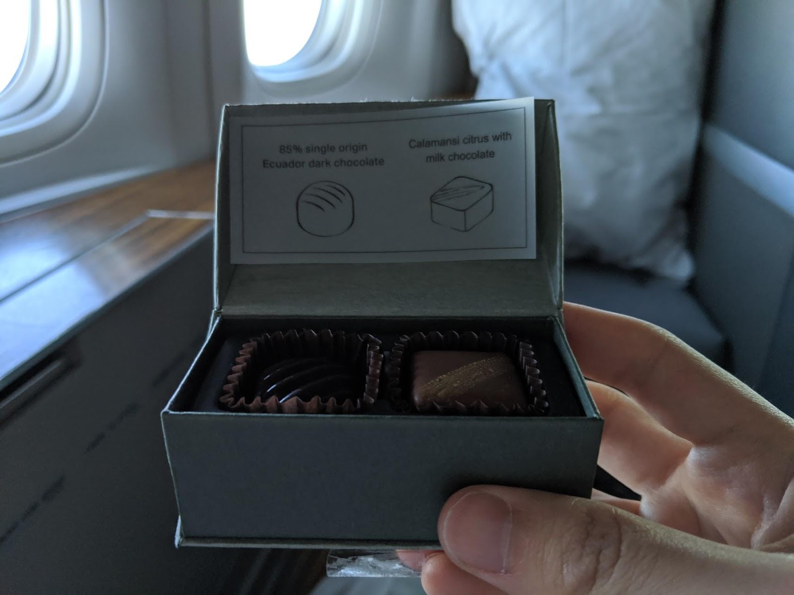 Cathay Pacific First Class Chocolate