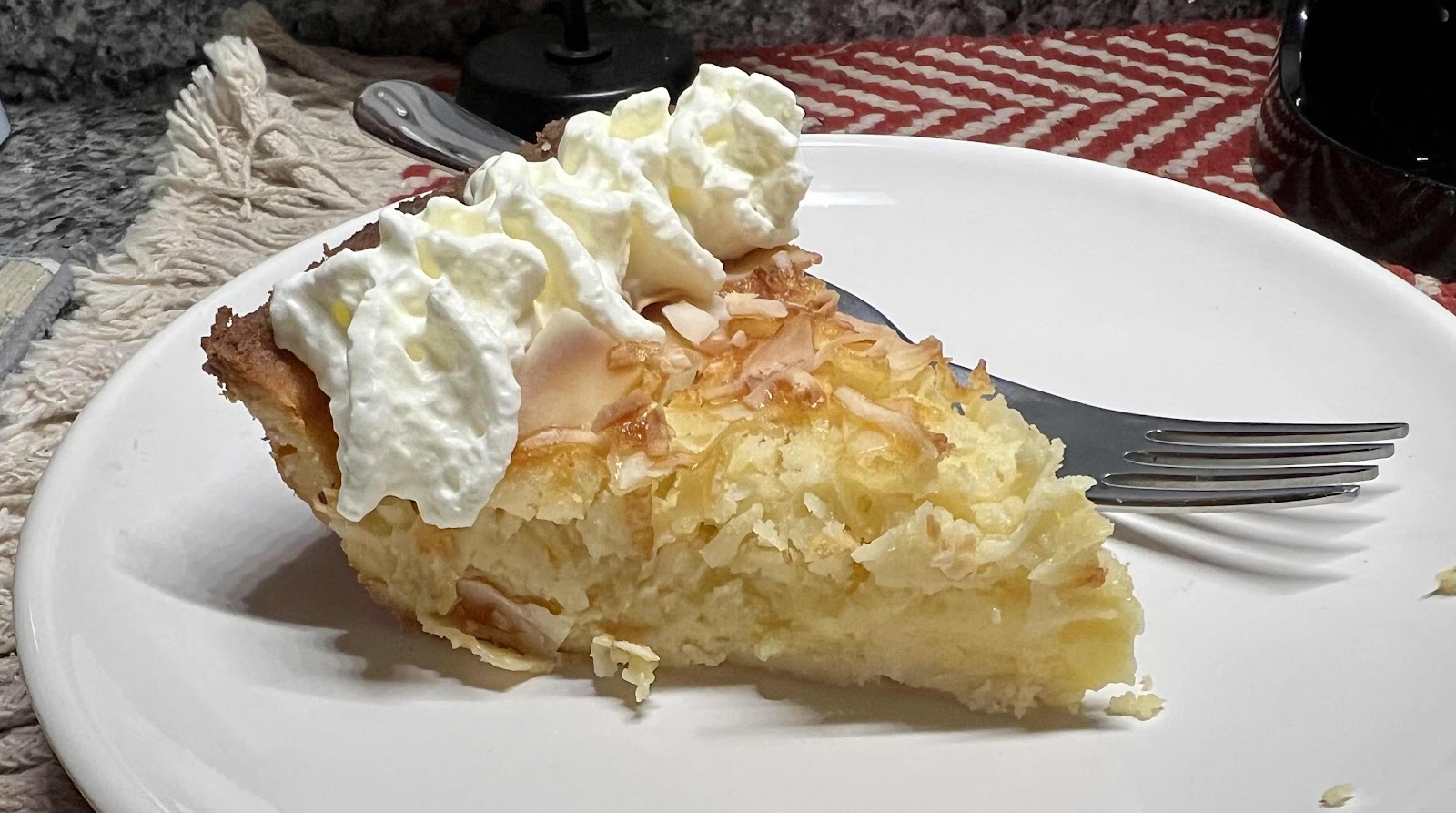 Low Carb Coconut Custard Pie