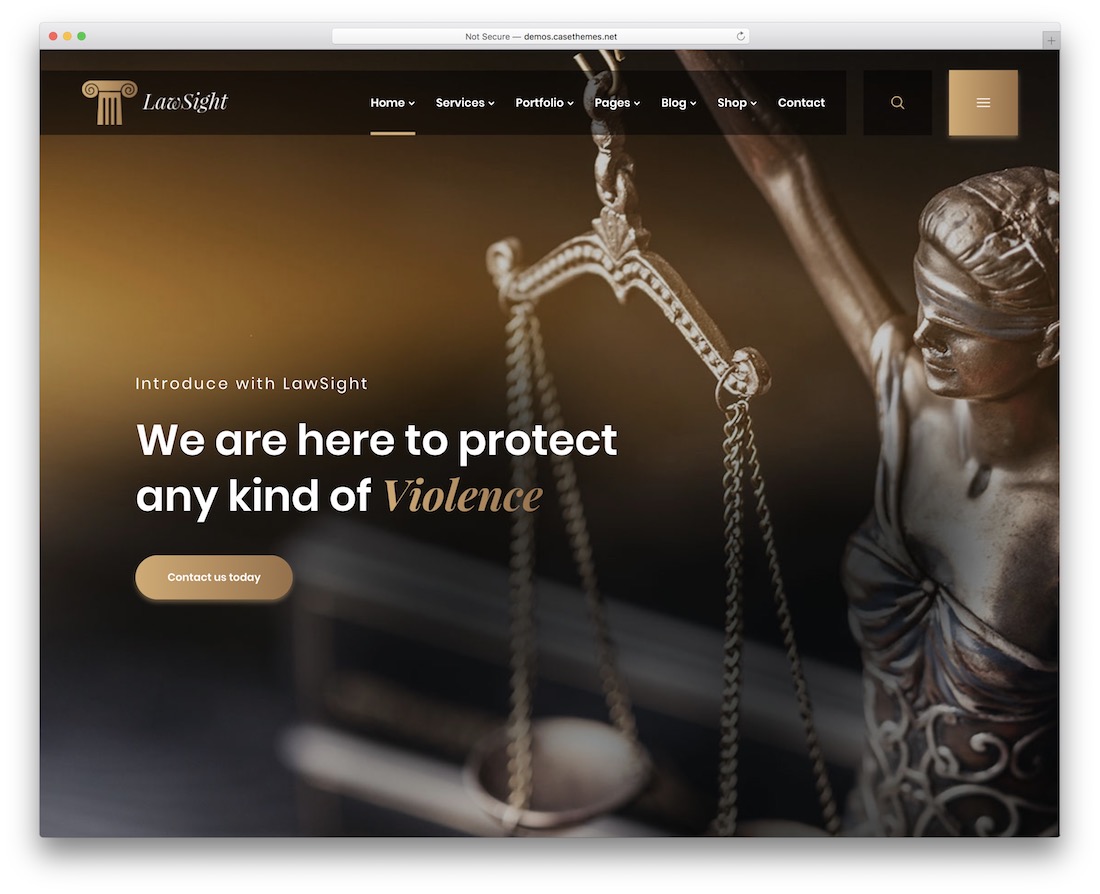 tema de wordpress de LawSight