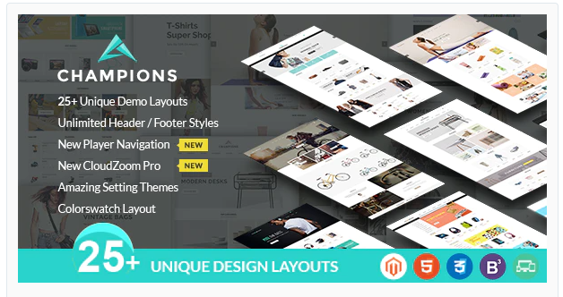 Bestselling magento theme