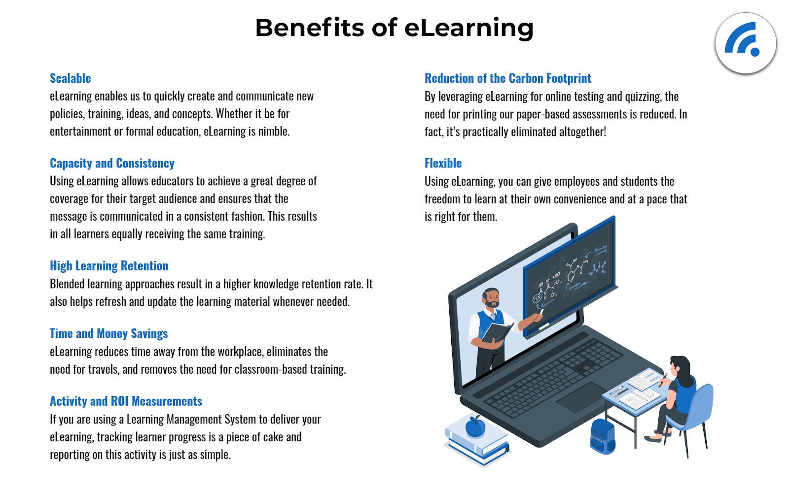 Benefits of eLearning