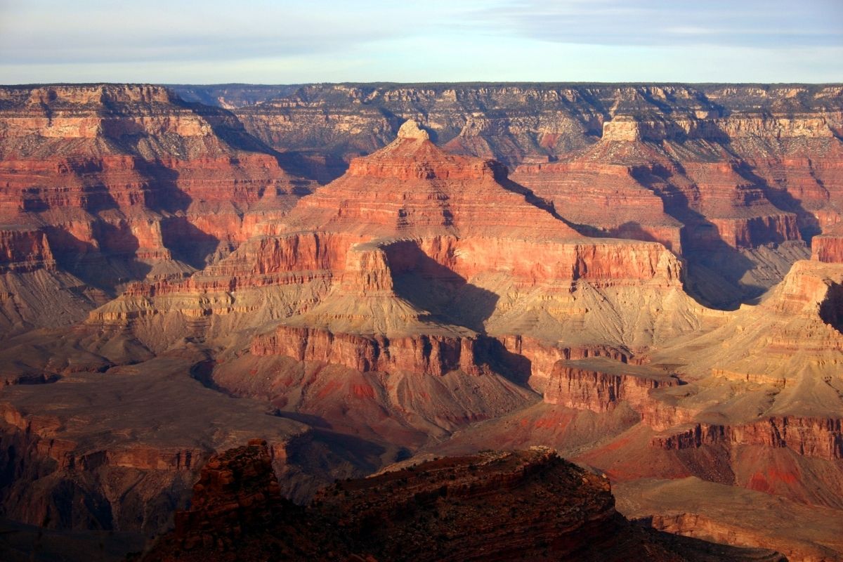 Rock formations in the Grand Canyon, a top all-around choice for best national parks to visit by month