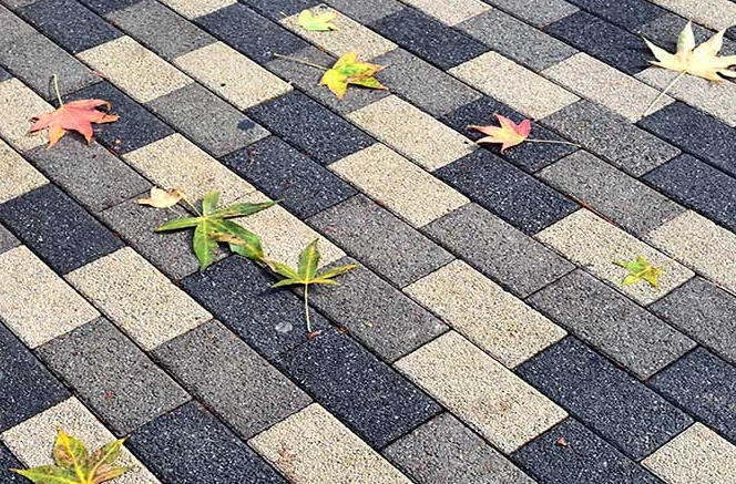 In order to save pavers from fading away, choose qualitative materials