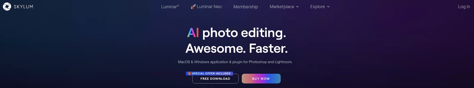 photo editing software Luminar