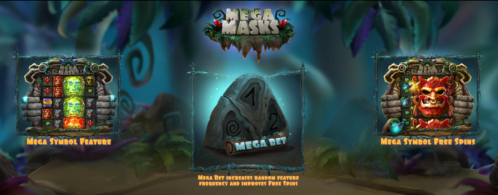 Mega Masks lets you boost your RTP with the Mega Bet feature 