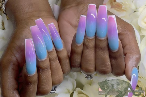 Smooth Sky Ombre Nail Designs