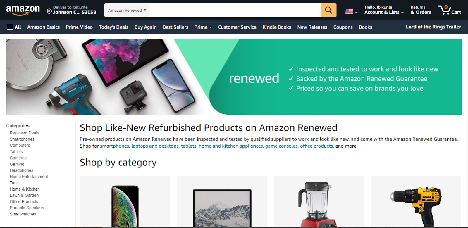 How can I find Amazon Renewed: Guide