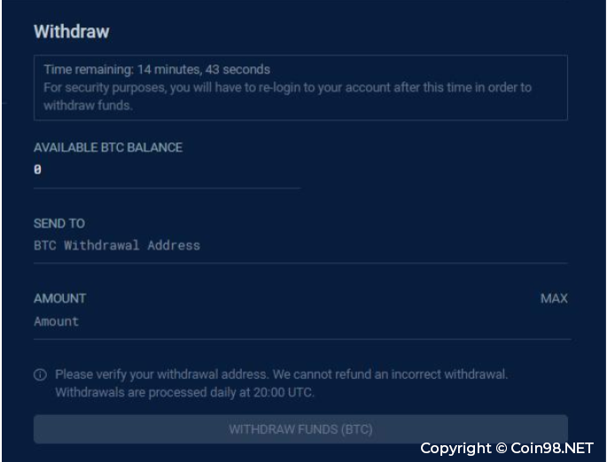 rút coin sàn emxr 2
