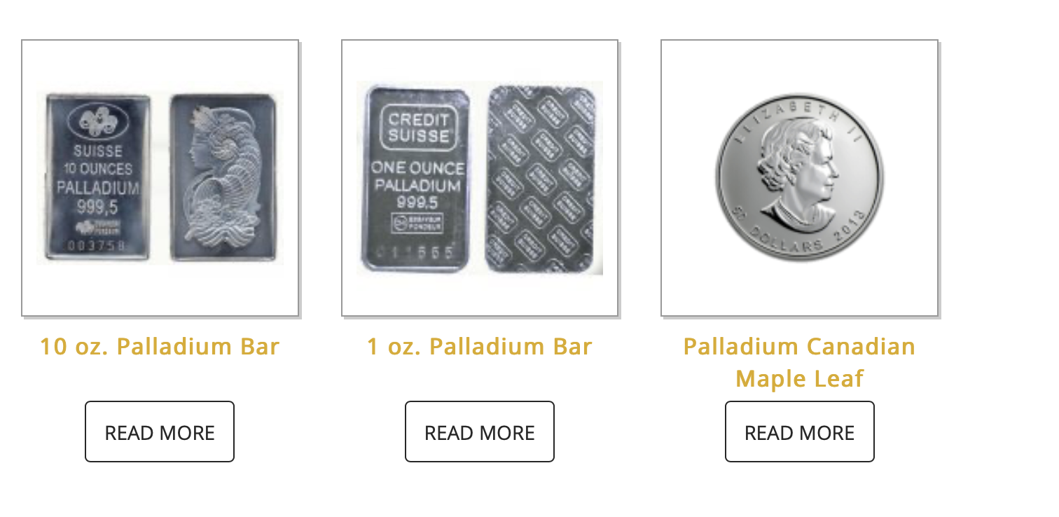 palladium bullion