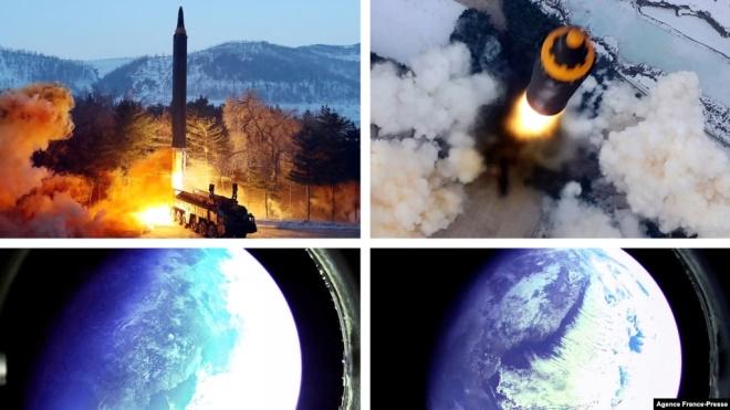 Hình ảnh thử tên lửa được Triều Tiên công bố hôm 31/1/2022. Photo: Korean Central News Agency (KCNA)