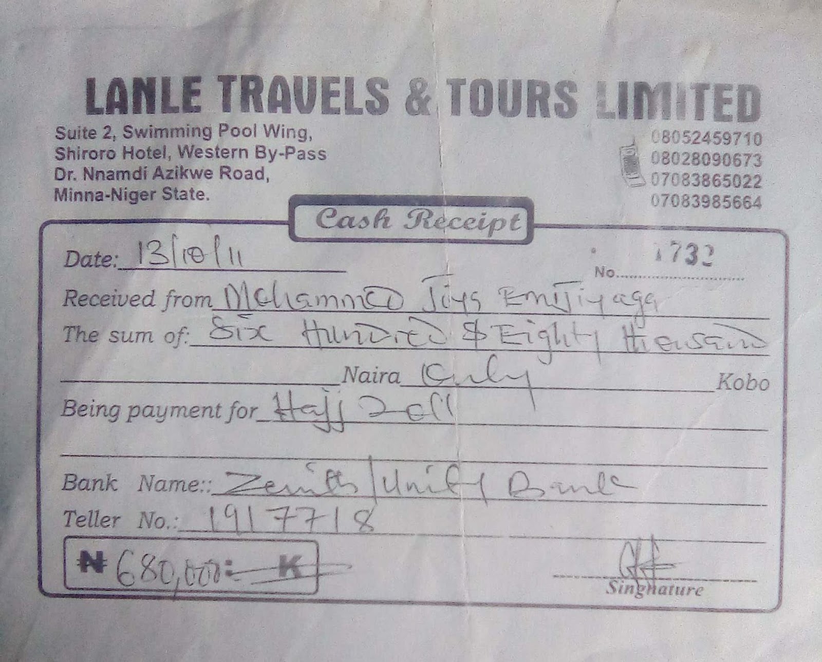 Investigation: Eleven Years After, Lanle Travel & Tour Yet To Refund Swindled Intended Pilgrims In Niger 4