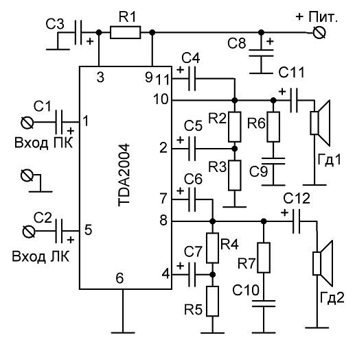 Tda4866 характеристики схема подключения