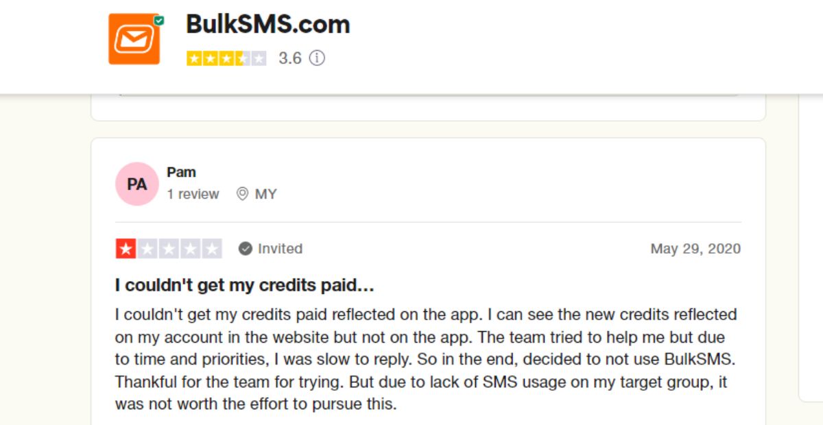 Best SMS API Providers in Saudi Arabia | A review of BulkSMS services from a real person. This reviewer complains about some of the features and rates the service 1 star. 
