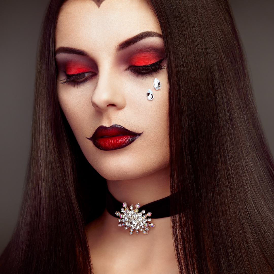 Vamp Glam Halloween Makeup