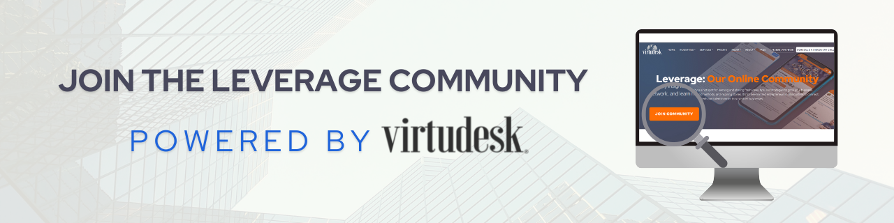 virtudesk leverage business podcast community