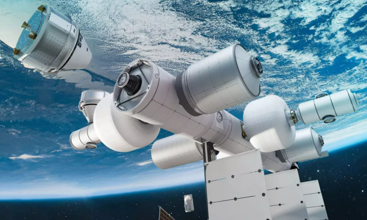 Blue Origin quiere construir un parque empresarial en el espacio Orbital Reef.