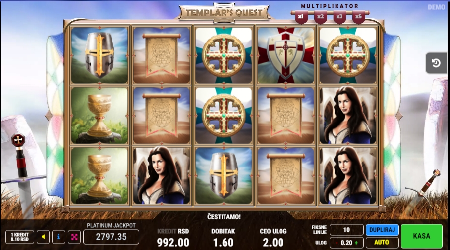 templar's quest slot screenshot by fazi