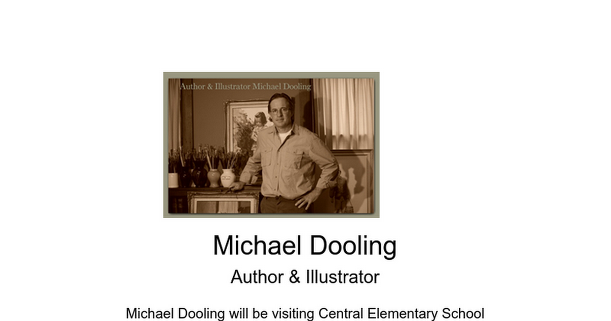Michael Dooling Book Order - Central School