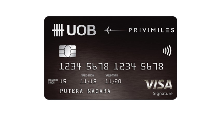 UOB Privi Miles - 10 Kartu Kredit Limit Besar Terbaik 2021