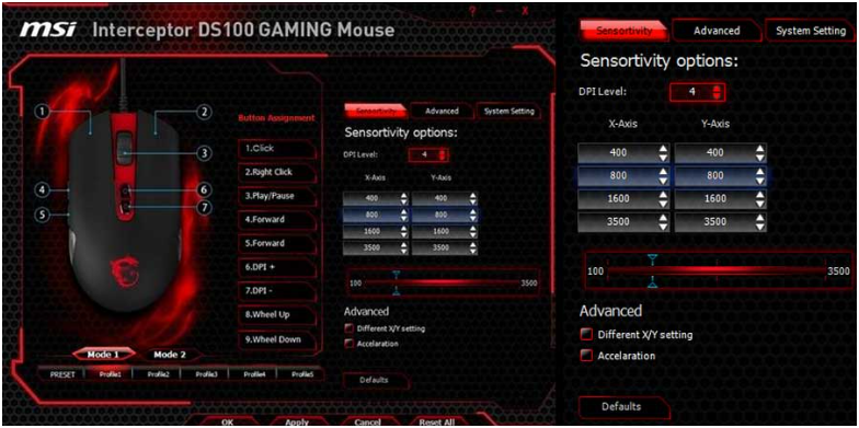 The settings of your gaming mouse have to be adjusted according to your gaming requirements especially if you play competitively.