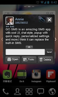 Download GO SMS Pro Dark Theme apk
