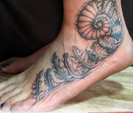Stylish Foot Tattoo 