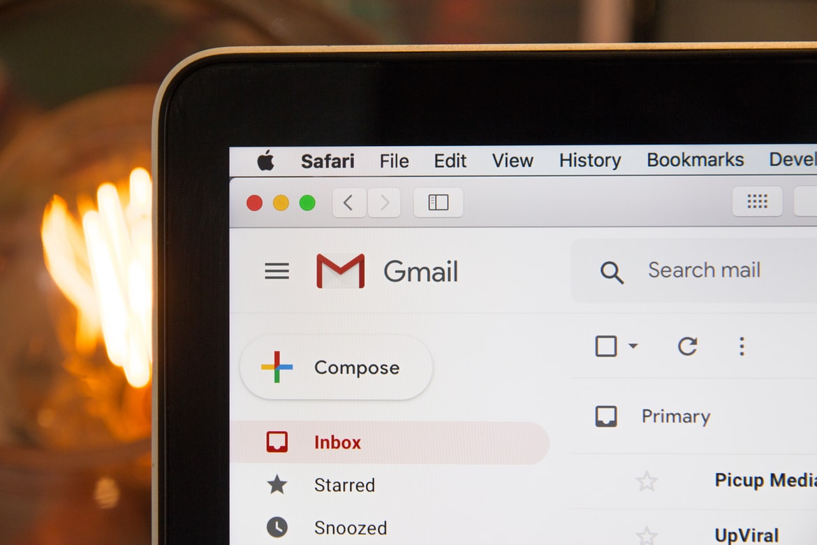 gmail on the computer