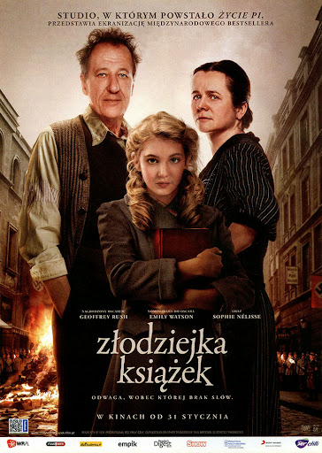 Przód ulotki filmu 'Złodziejka książek'