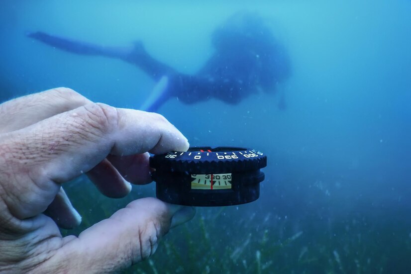 A compass is a must have scuba diving accessory for beginners