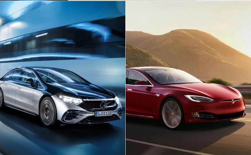 types of branding strategy - Mercedes and tesla co-branding partnership