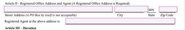 Minnesota Registered Agent Name and Address