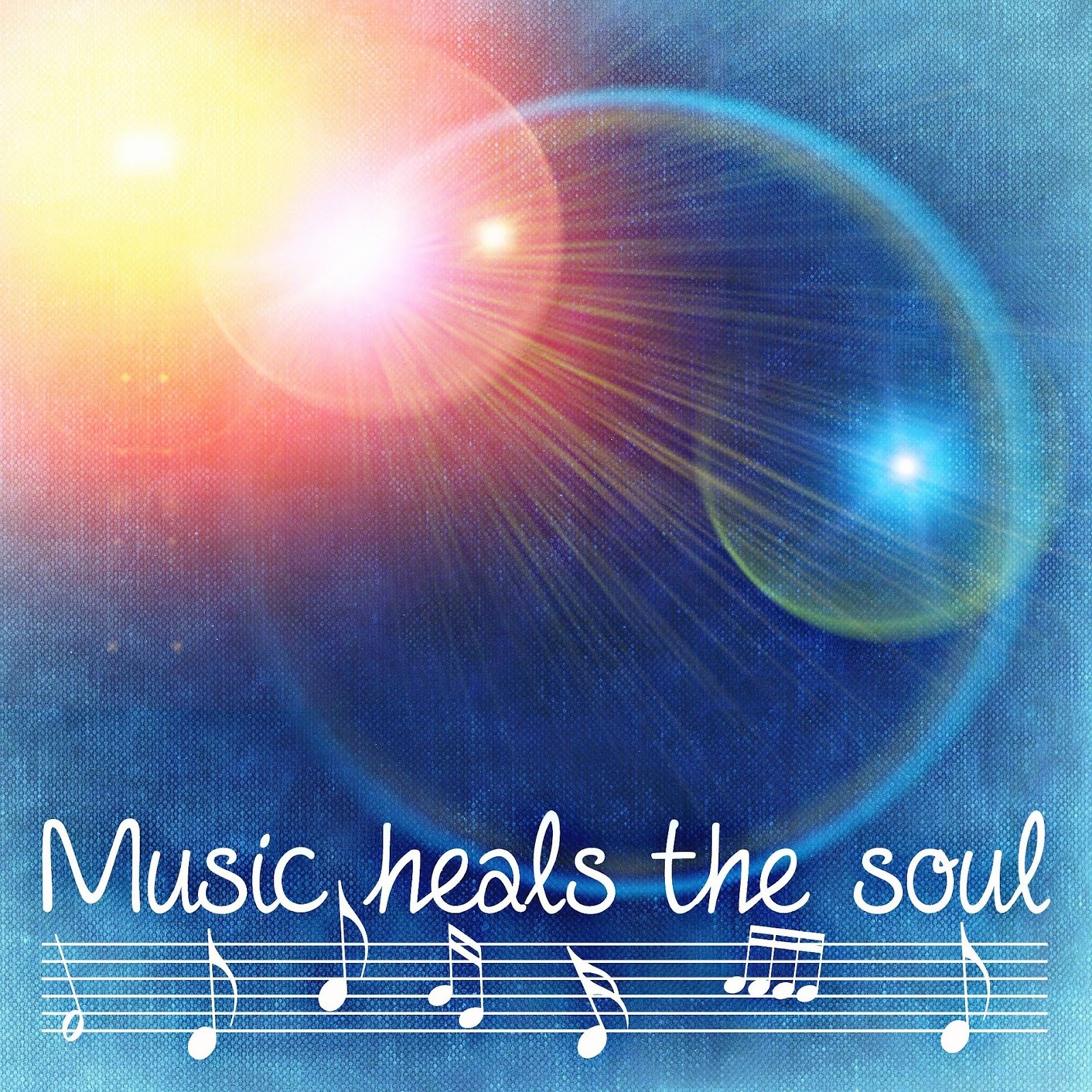 Music heals the soul graphic