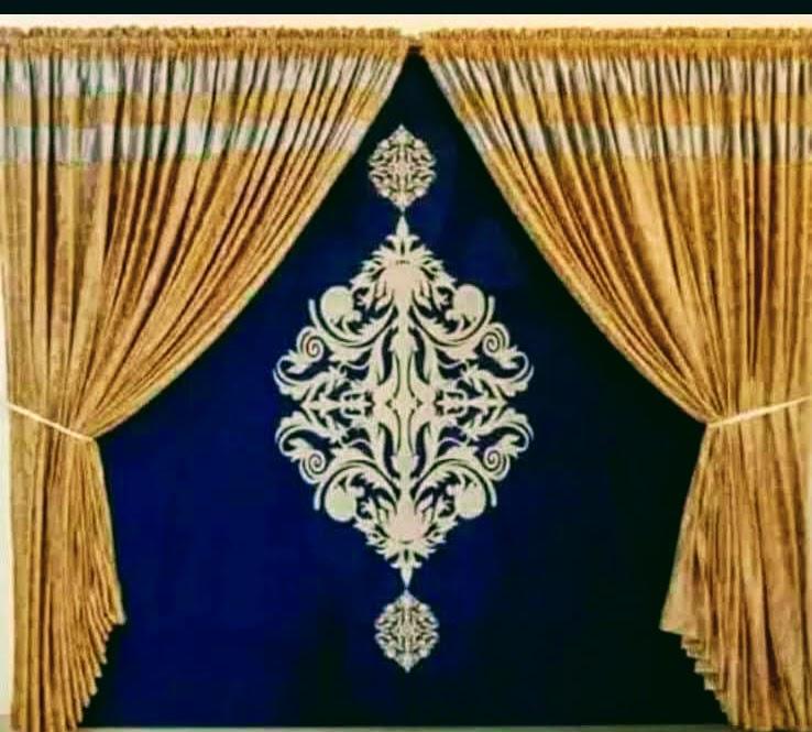silk curtain for living room
