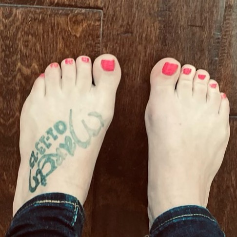 Memorial Foot Tattoo