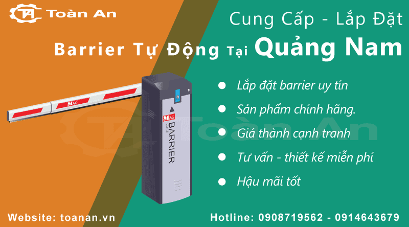 Toàn An cung cấp và lắp đặt barrier tự động tại Quảng Nam.