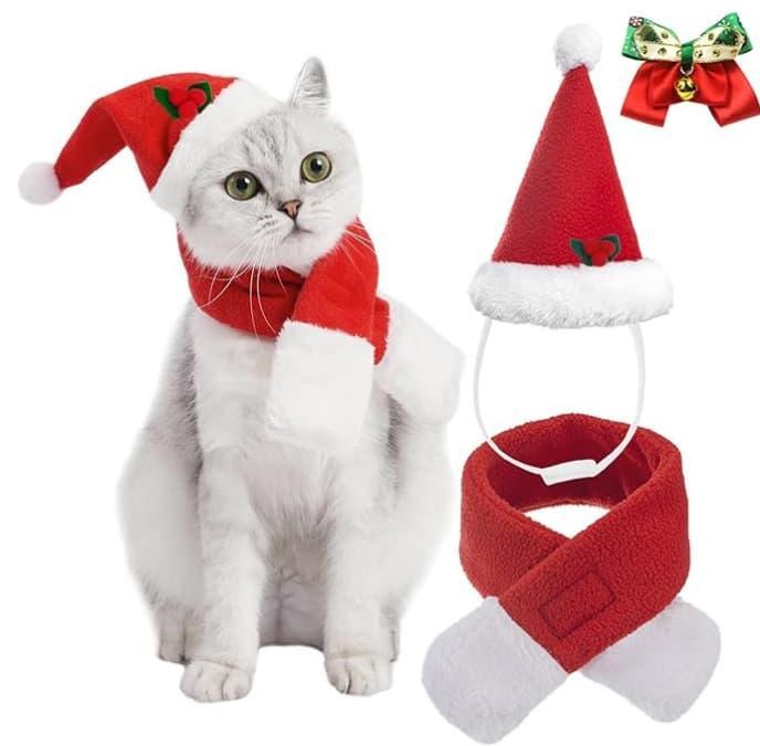 VALUCKEE Cat Christmas Hat