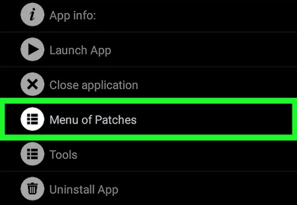Tap an app-How to Use Lucky Patcher on Android