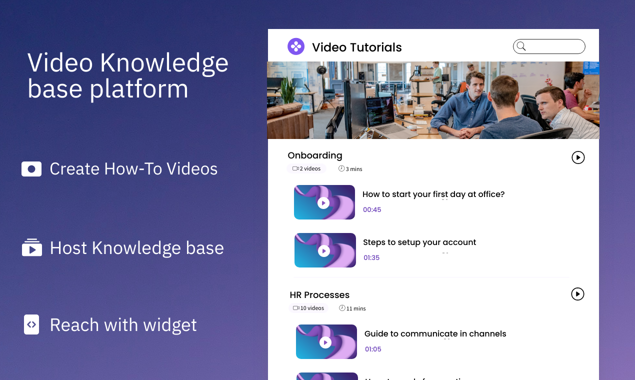 WowTo - Video knowledge base platform