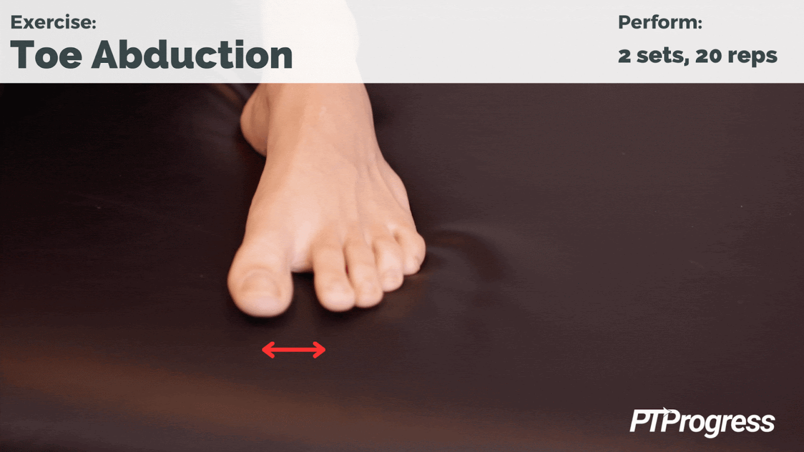 toe abduction exercise for bunion