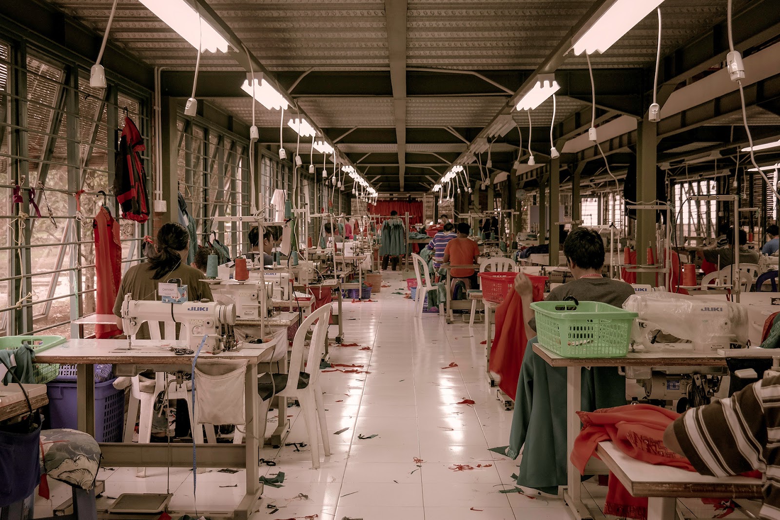 A Fashion Workshop with garment workers
