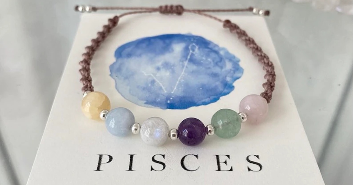 pisces bracelet etsy