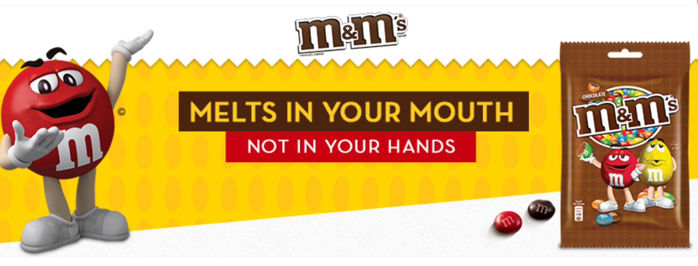 M&Ms ad example